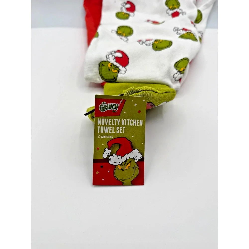 Dr. Seuss How The GRINCH Stole Christmas Novelty Kitchen Towel Set